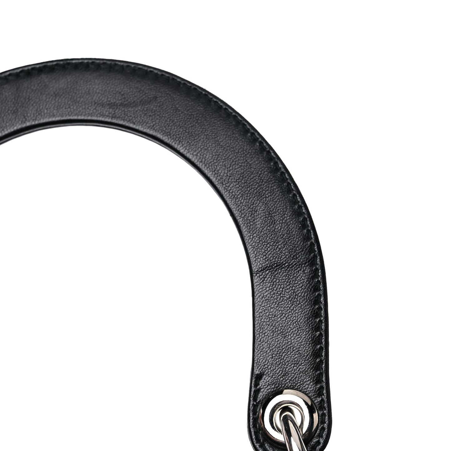 Lambskin Cannage Large Lady Dior Black