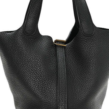 Hermes Taurillon Clemence Picotin Lock 18 PM Black 8 of 12