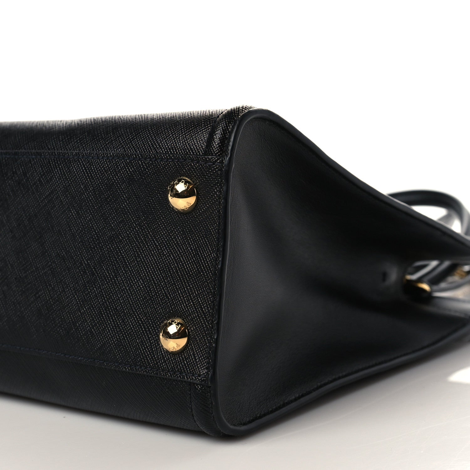 Prada Saffiano Soft Calfskin Large Tote Black 9 of 9