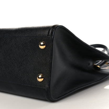 Prada Saffiano Soft Calfskin Large Tote Black 9 of 9