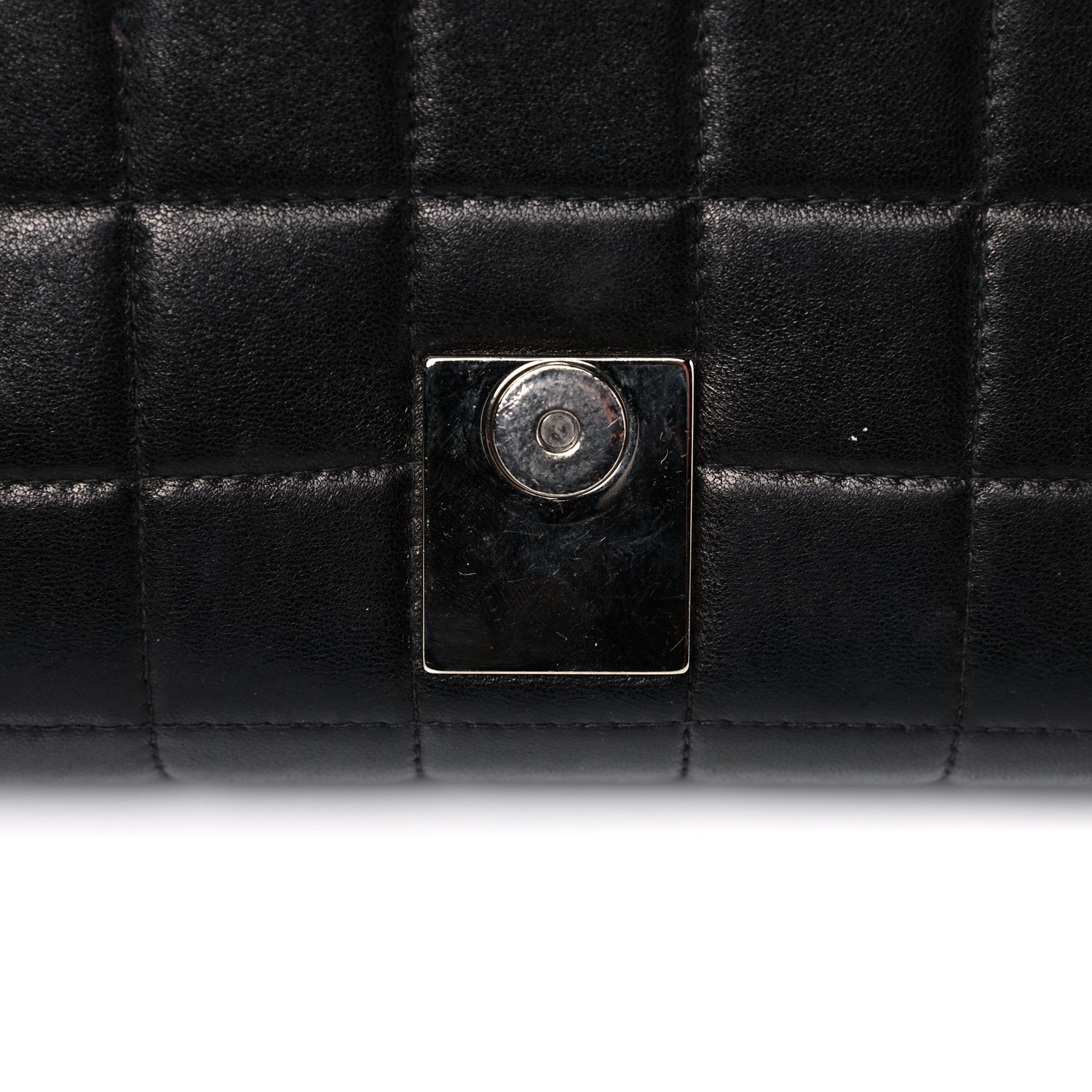 Chanel Lambskin Chocolate Bar Flap Black 14 of 25