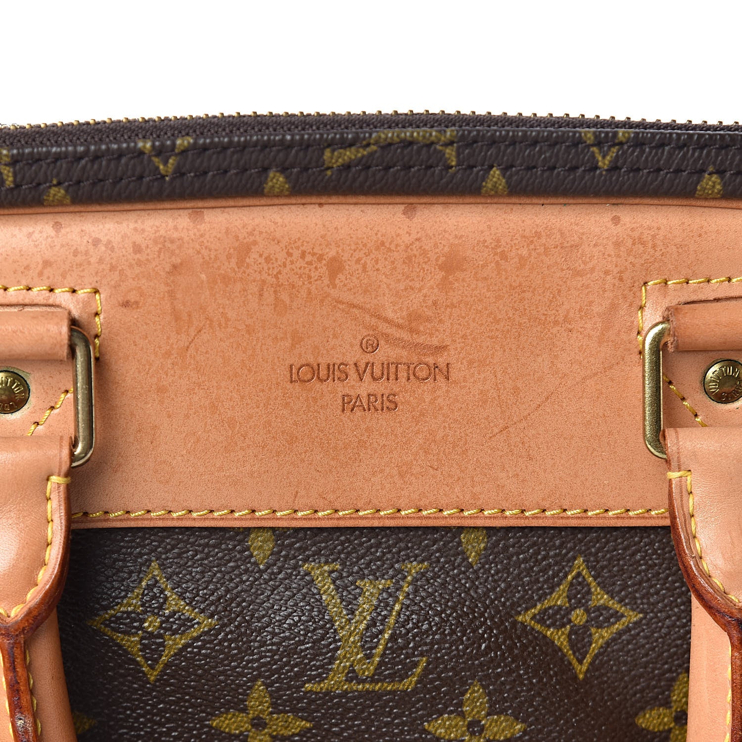 Louis Vuitton Monogram Alize 2 Compartment Luggage Travel Bag 7 of 19