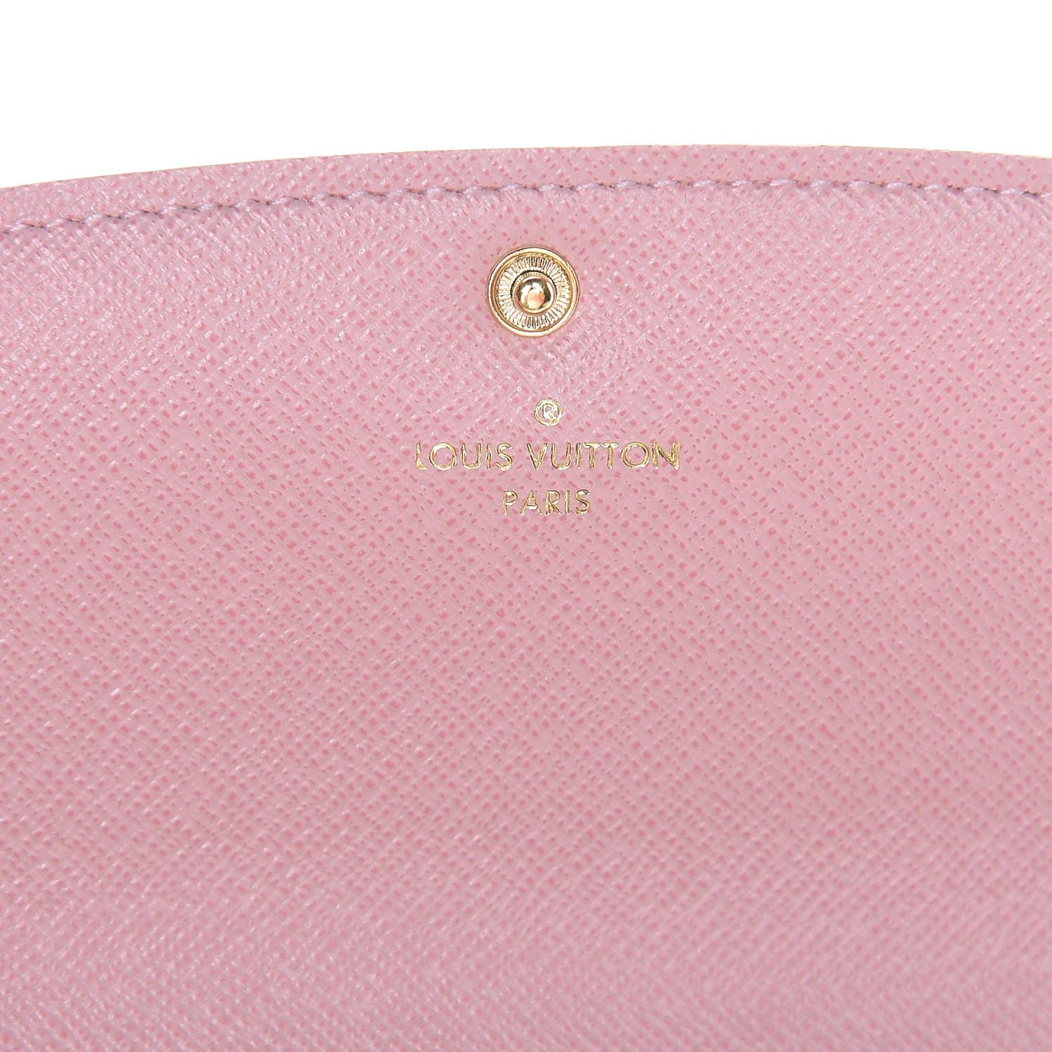 Louis Vuitton Damier Azur Emilie Wallet Rose Ballerine 6 of 8