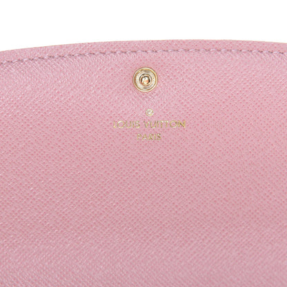 Louis Vuitton Damier Azur Emilie Wallet Rose Ballerine 6 of 8