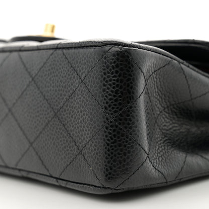 Chanel Caviar Quilted Small Double Flap Black 10 of 11