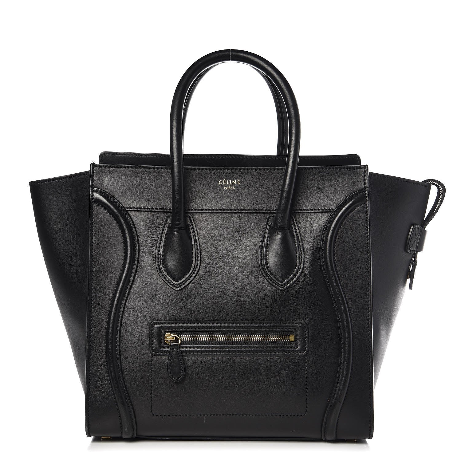 Celine Smooth Calfskin Mini Luggage Black 1 of 16