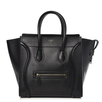 Celine Smooth Calfskin Mini Luggage Black 1 of 16