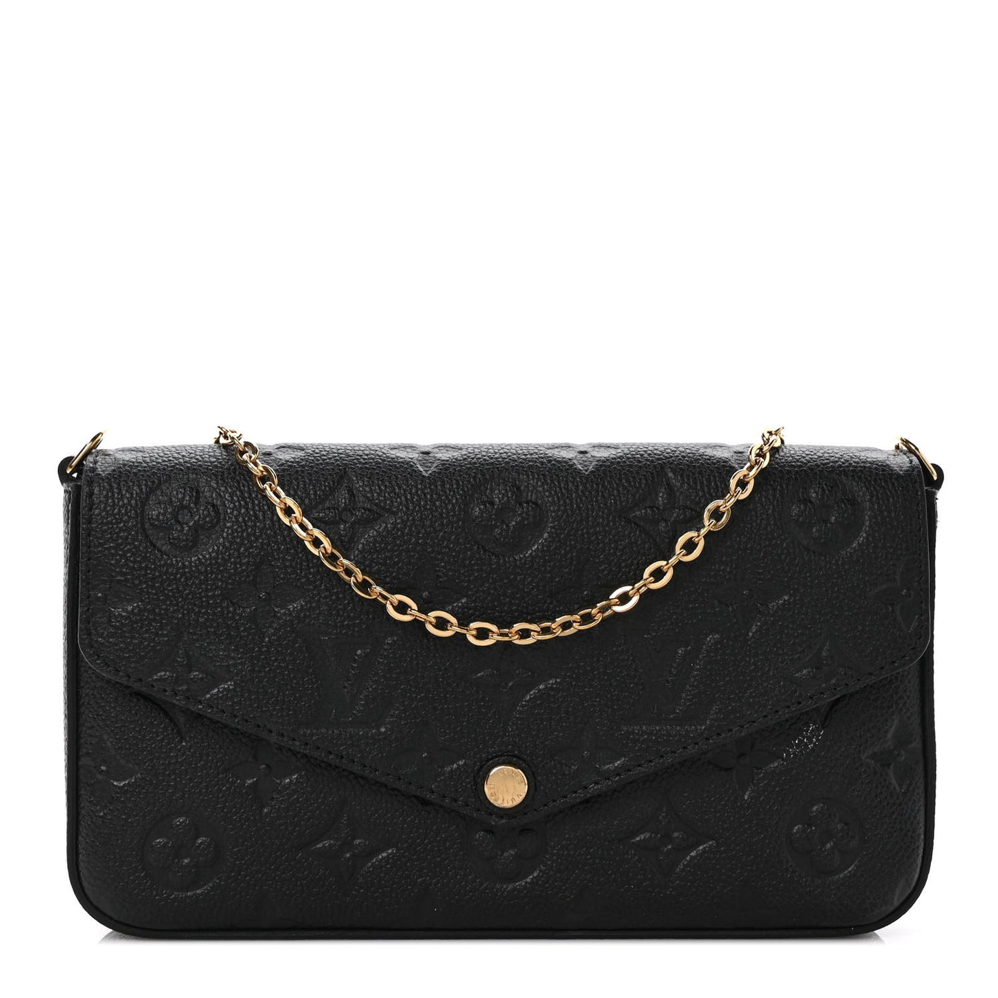 Empreinte Pochette Felicie Chain Wallet Black