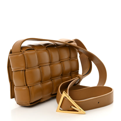 Bottega Veneta Nappa Maxi Intreccio Small Padded Cassette Crossbody Bag Camel 3 of 10