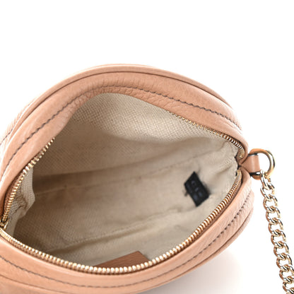 Gucci Pebbled Calfskin Mini Soho Chain Bag Camelia 4 of 4