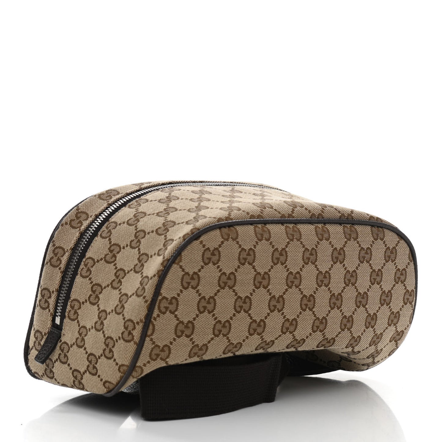 Monogram Dollar Calfskin Waist Pouch Beige Ebony Testa di Moro Marrone Scuro