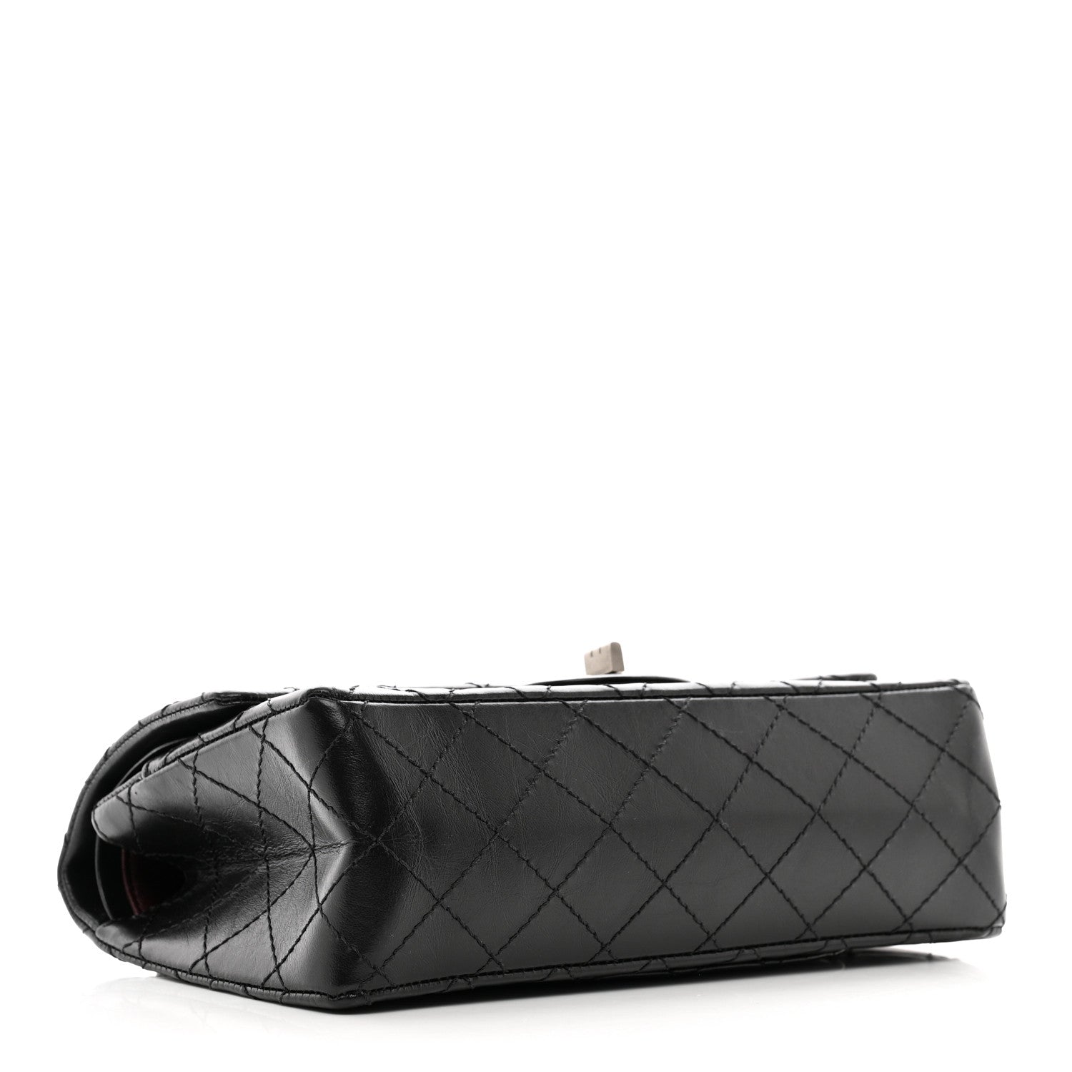 Chanel Aged Calfskin Quilted 2.55 Reissue 225 Flap Black 4 of 10