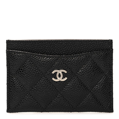 Chanel Caviar Quilted Card Holder Black 1 of 9