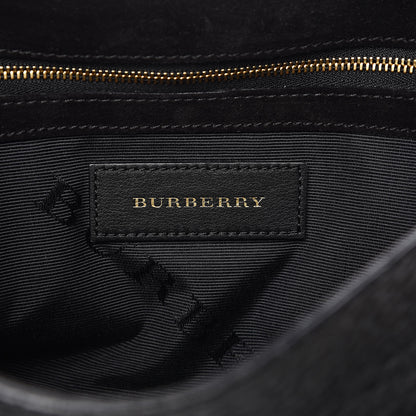 Burberry Signature Grain Medium Mildenhall Crossbody Bag Black 6 of 11