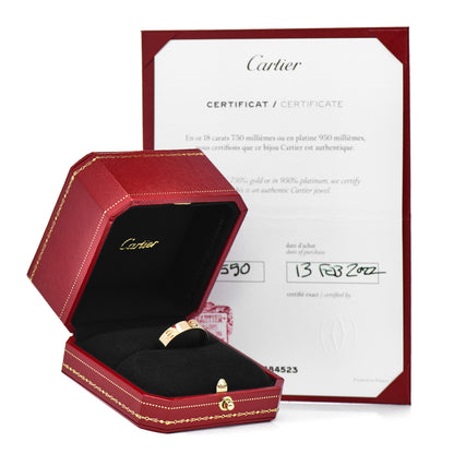 Cartier 18K Yellow Gold 5.5mm LOVE Ring 63 10.25 5 of 5