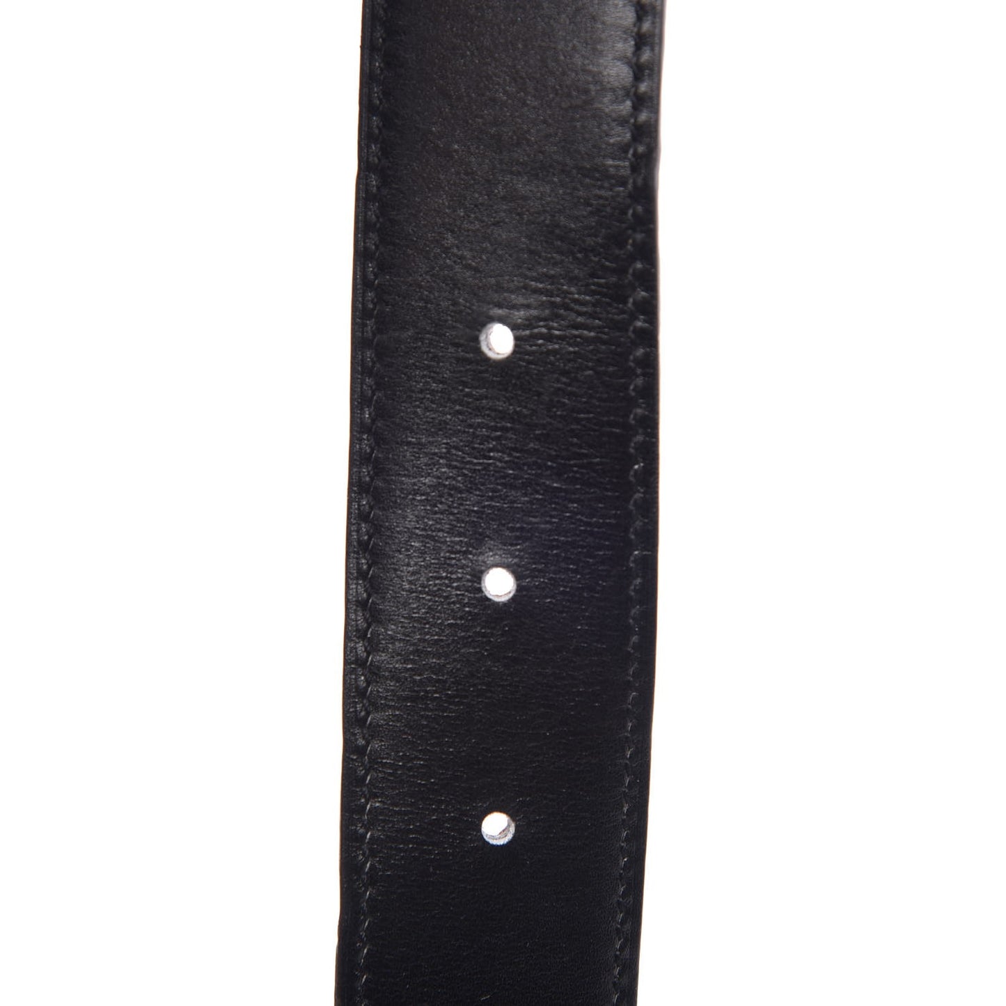 Box Togo 32mm Guilloche H Belt 80 Black Gold