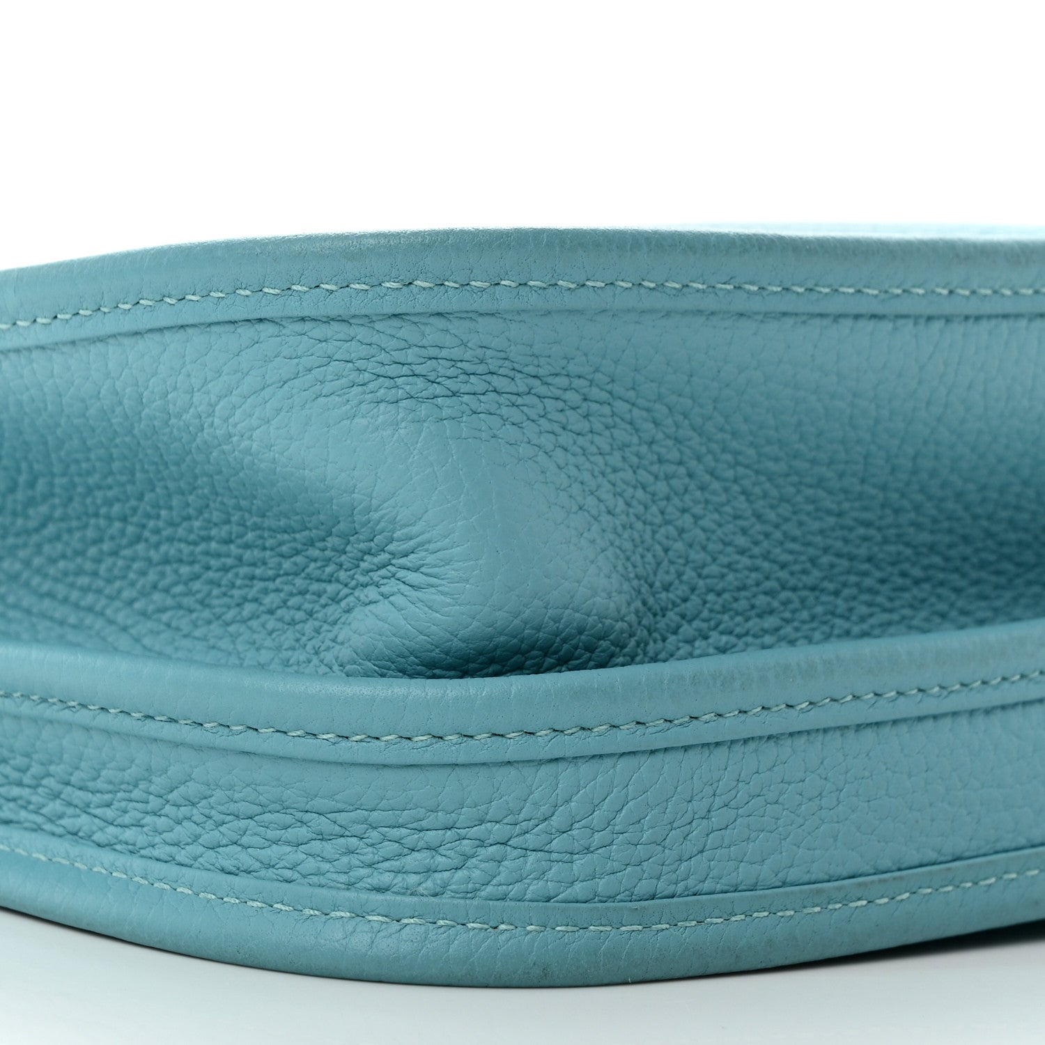 Hermes Taurillon Clemence Evelyne III PM Bleu Atoll 10 of 12
