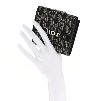 Christian Dior Monogram Trotter Wallet Black 2 of 10