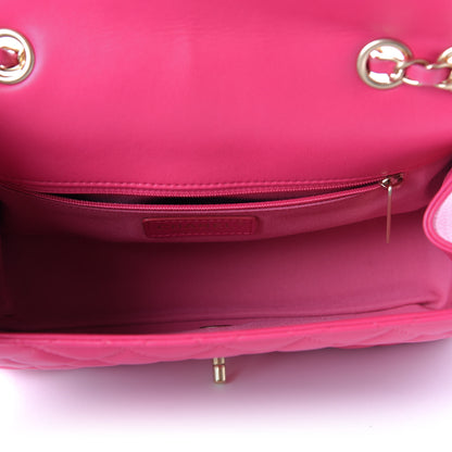 Chanel Lambskin Quilted Medium Mademoiselle Chic Flap Pink 5 of 11