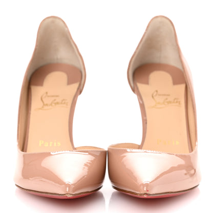 Christian Louboutin Patent Iriza 85 Pumps 37.5 Nude 3 of 9