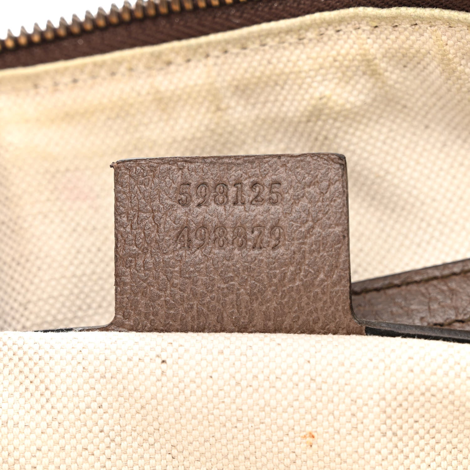 Gucci GG Supreme Monogram Web Small Ophidia Half Moon Hobo Brown 7 of 12