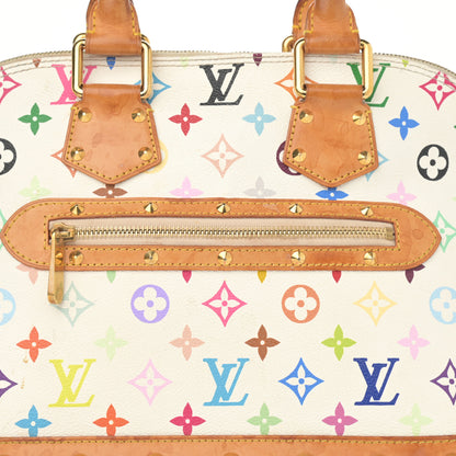 Louis Vuitton Monogram Multicolor Alma White 8 of 16