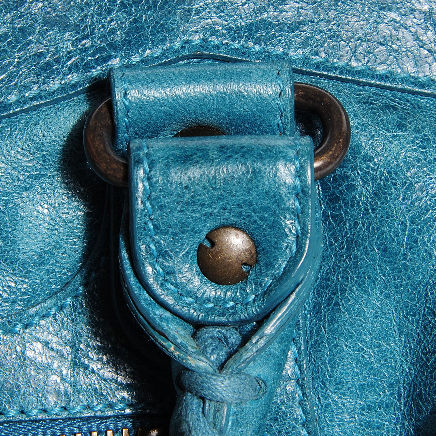 Chevre Classic Hardware First Aquamarine