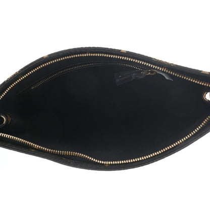 MCM Gradation Visetos Zip Pouch Black Gold 5 of 7