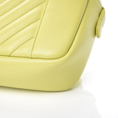 Chanel Calfskin Quilted Daily Chevron Camera Case Light Green 9 of 10