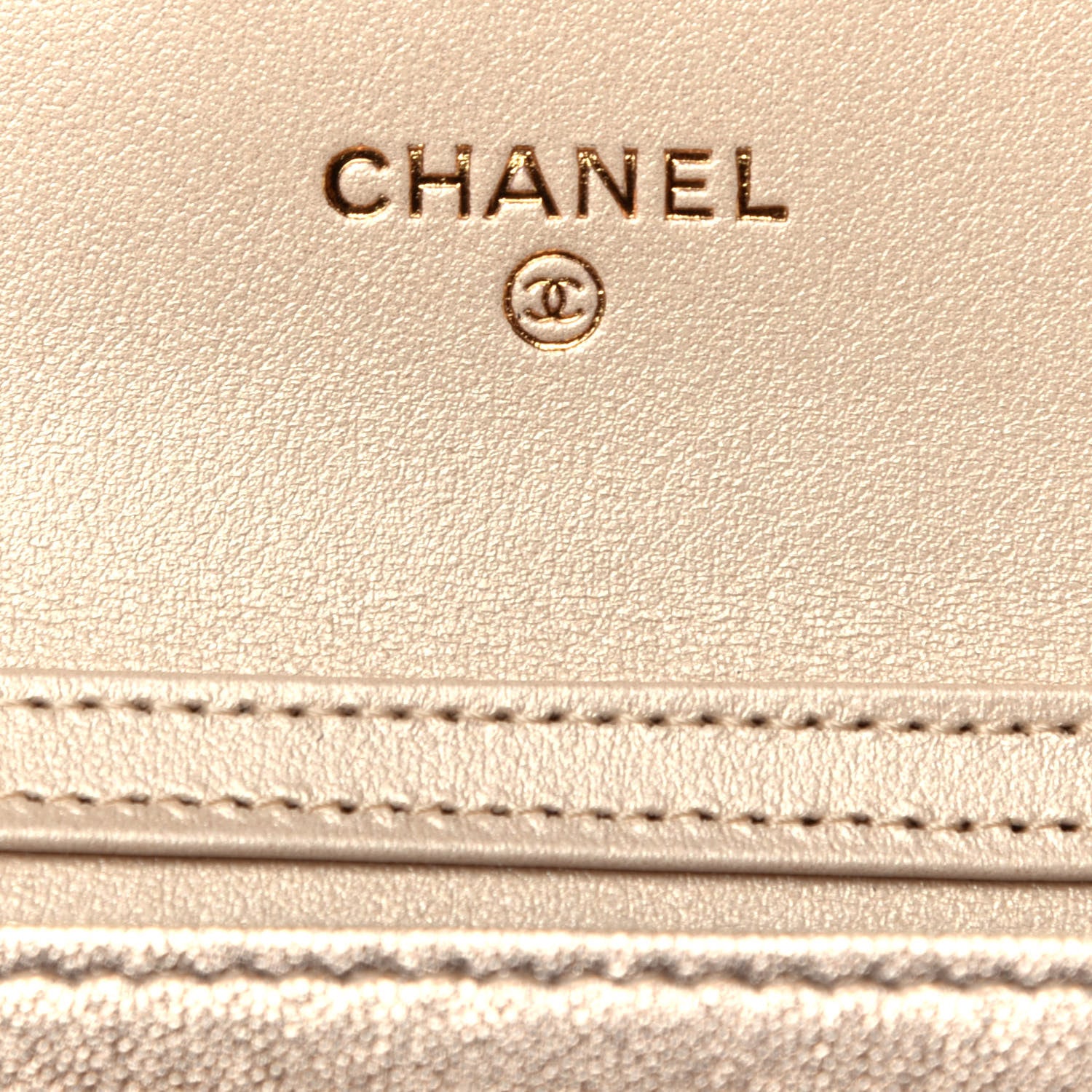 Chanel Metallic Lambskin Quilted Flap Chain Waist Bag Gold 6 of 10