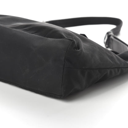 Prada Tessuto Nylon Shoulder Bag Black 7 of 10