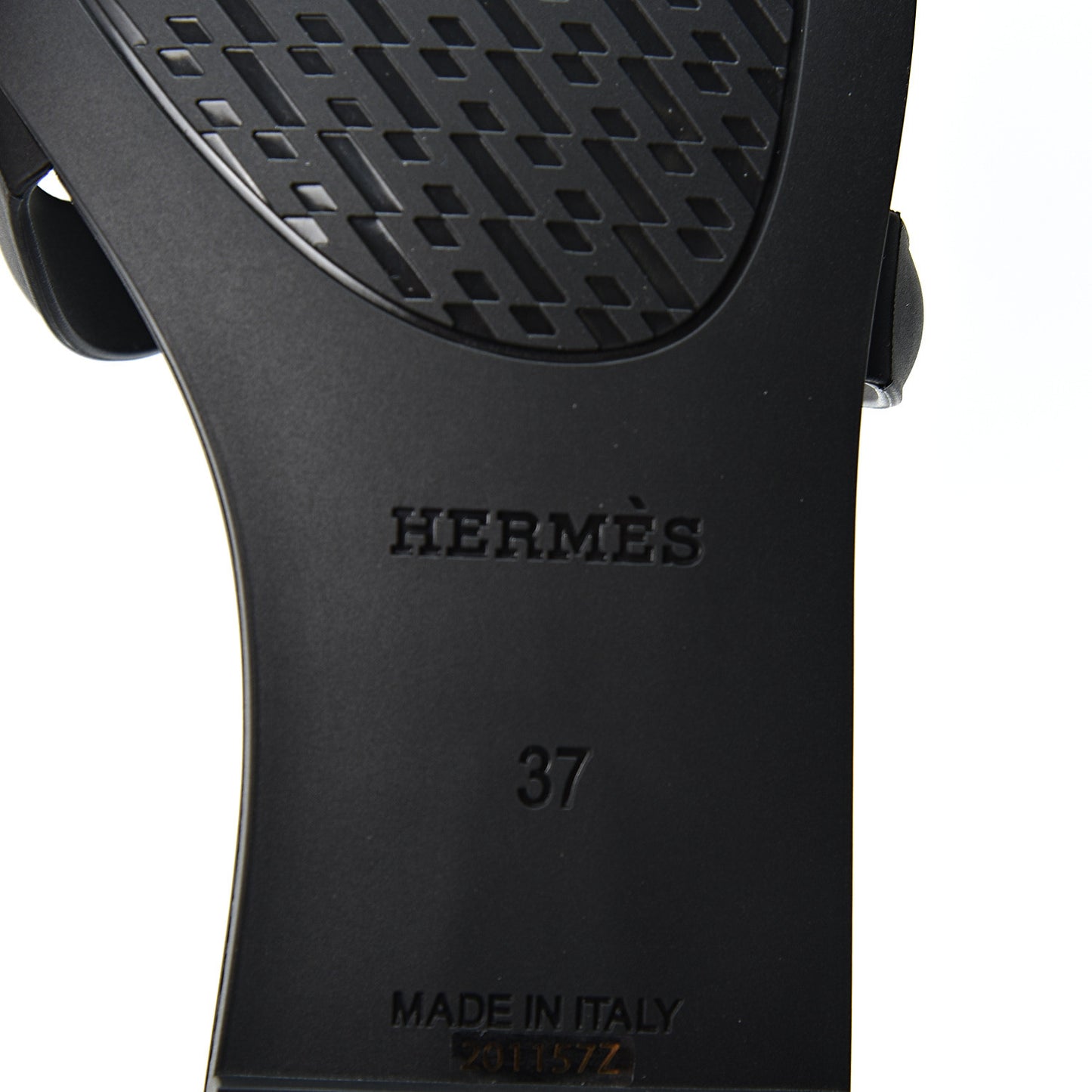 Rubber Aloha Sandals 37 Black