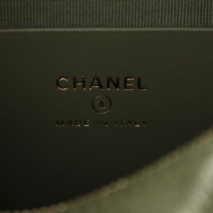 Chanel Caviar Quilted Chain Hobo Khaki 6 of 11