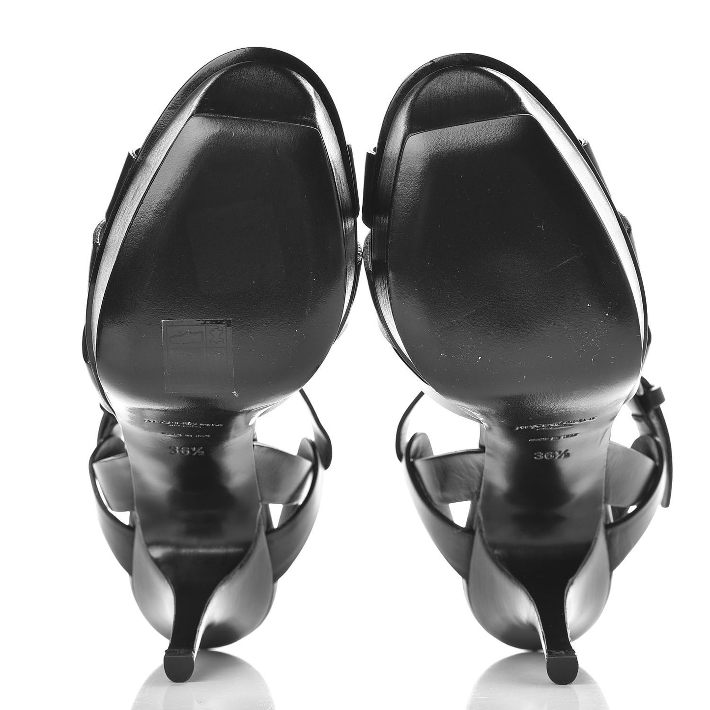Patent Tribute 75 Platform Sandals 36.5 Black