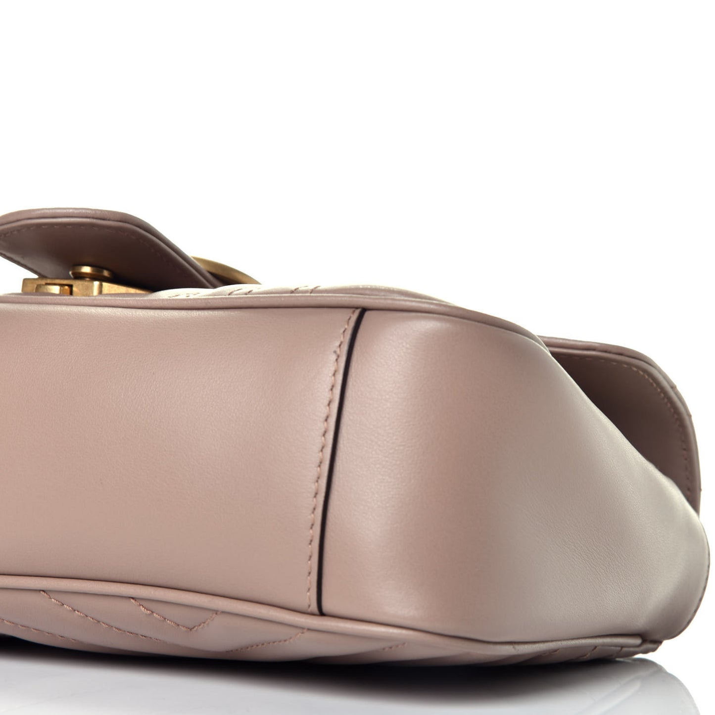 Calfskin Matelasse Small GG Marmont Shoulder Bag Porcelain Rose