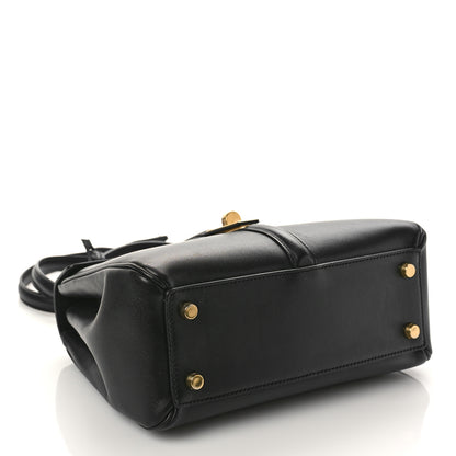 Celine Satinated Calfskin Small 16 Top Handle Bag Black 4 of 9