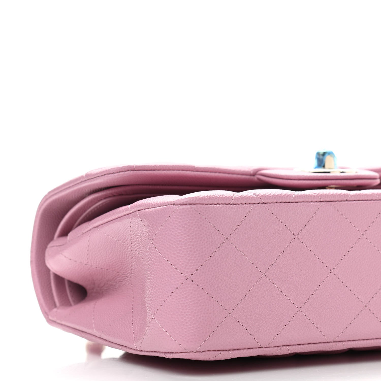 Chanel Caviar Quilted Small Double Flap Pink 9 of 11