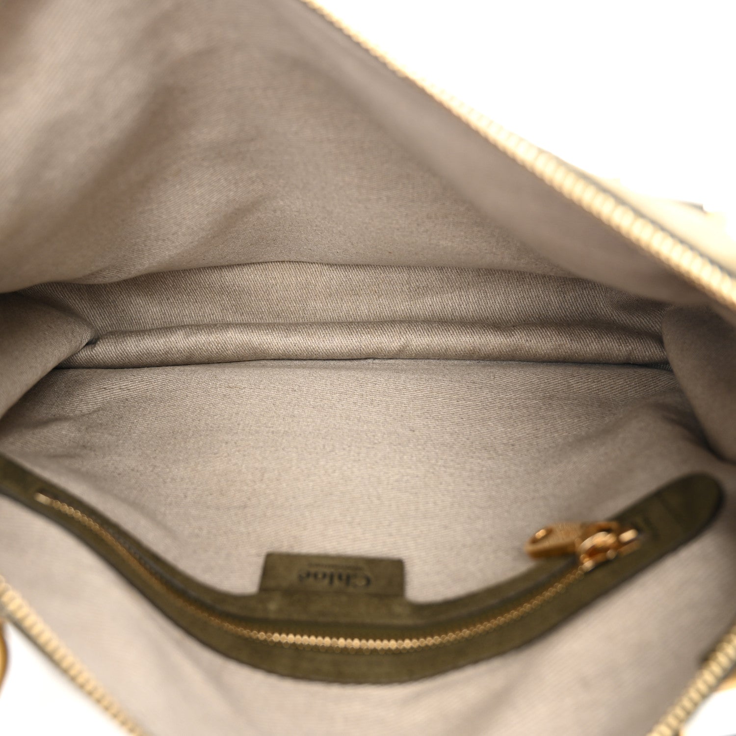 Chloe Suede Calfskin Medium Marcie Satchel Deep Olive 6 of 11