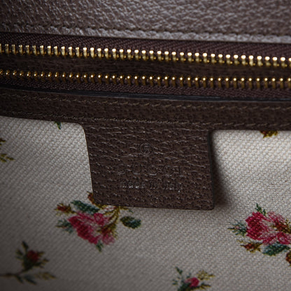 Gucci Calfskin Embroidered Medium Sylvie Top Handle Bag New Acero Multicolor 7 of 8