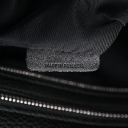 Burberry Calfskin Logo Embossed Medium Ardwell Tote Black 7 of 11