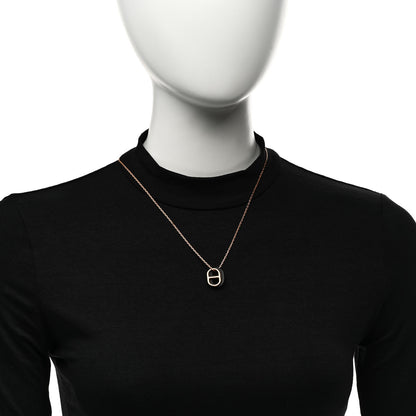 Hermes Swift O'Maillon Pendant Necklace Black 2 of 8