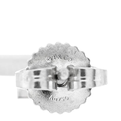 Tiffany 18K White Gold T Bar Earrings 4 of 4