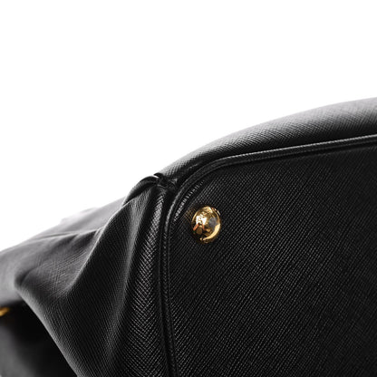 Prada Saffiano Medium Galleria Double Zip Tote Black 12 of 14