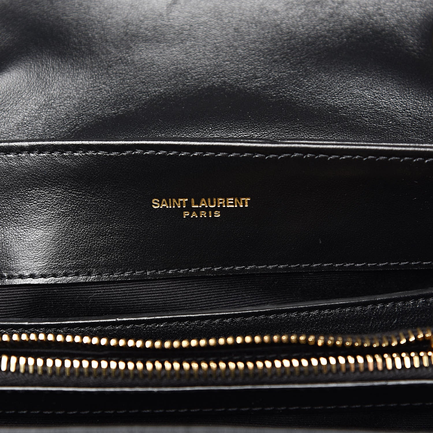 Saint Laurent Calfskin Y Quilted Monogram Small Loulou Chain Satchel Black 7 of 9
