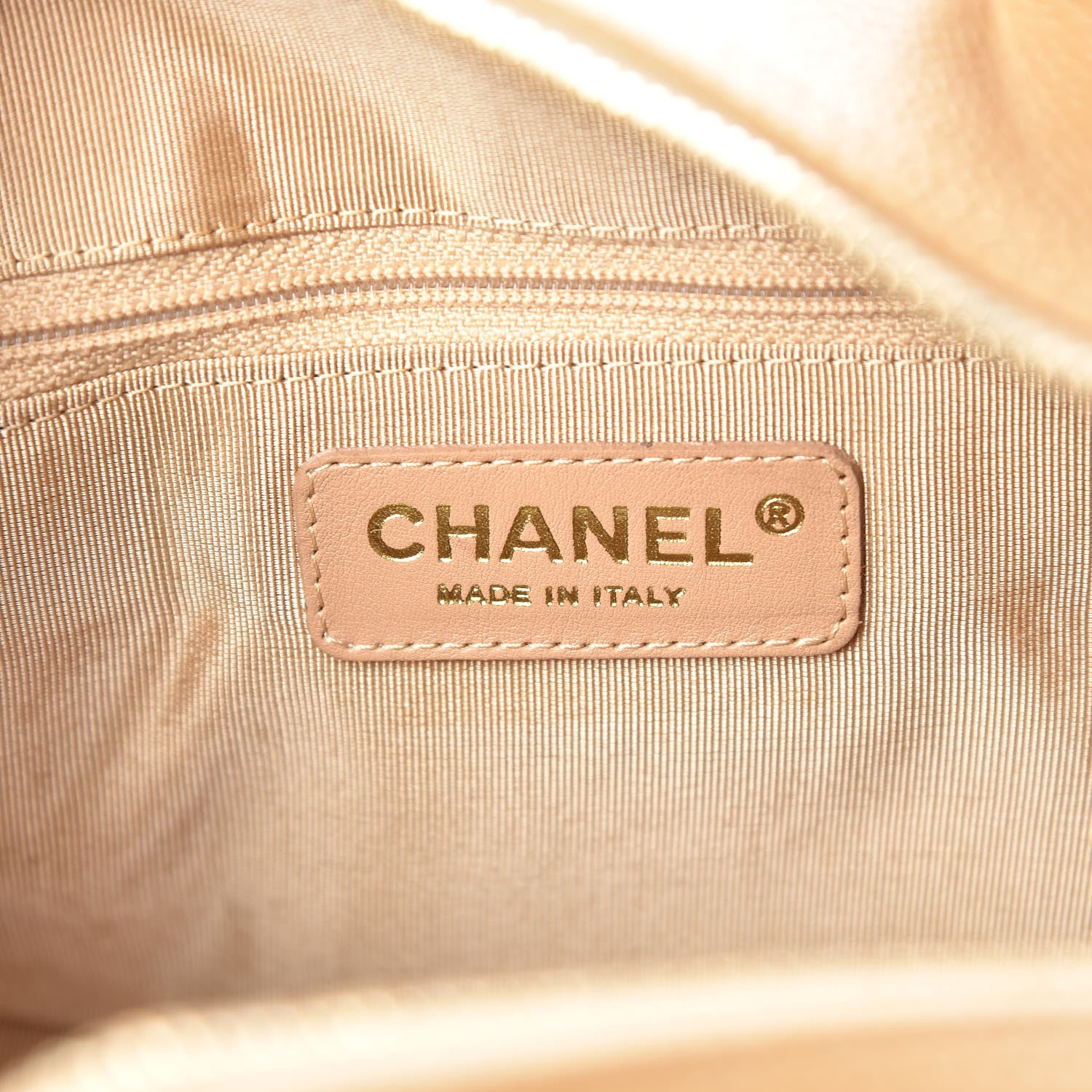 Chanel Caviar Quilted Small Bowler Beige 6 of 16