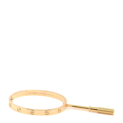 Cartier 18K Yellow Gold LOVE Bracelet 17 5 of 6