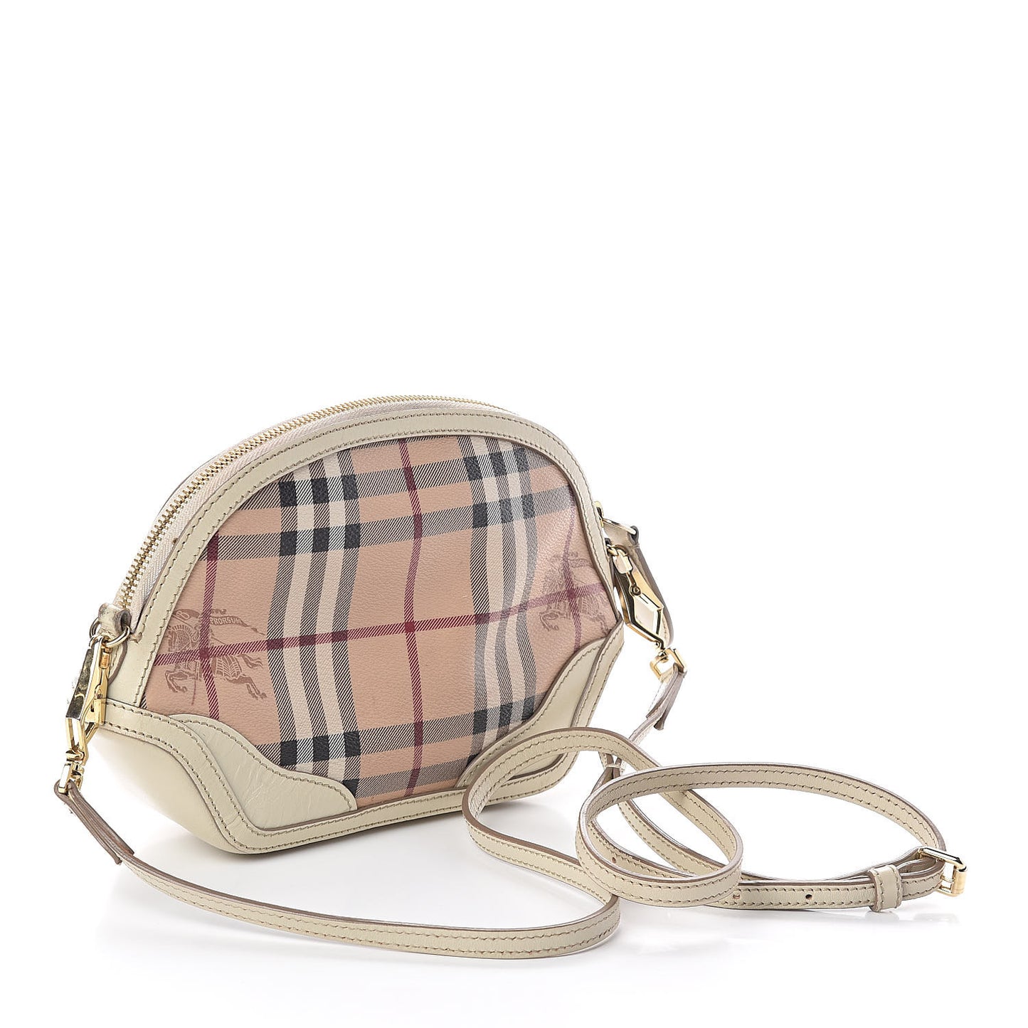 Haymarket Check Mini Orchard Crossbody Beige