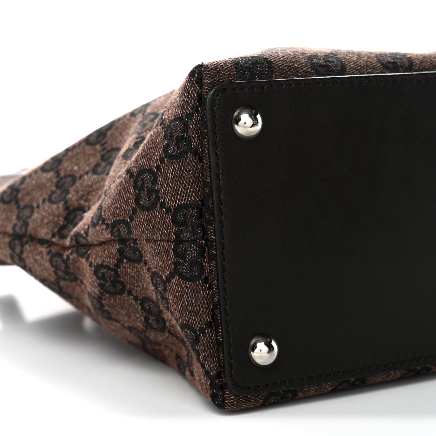 Gucci Monogram Eclipse Tote Dark Brown 9 of 12