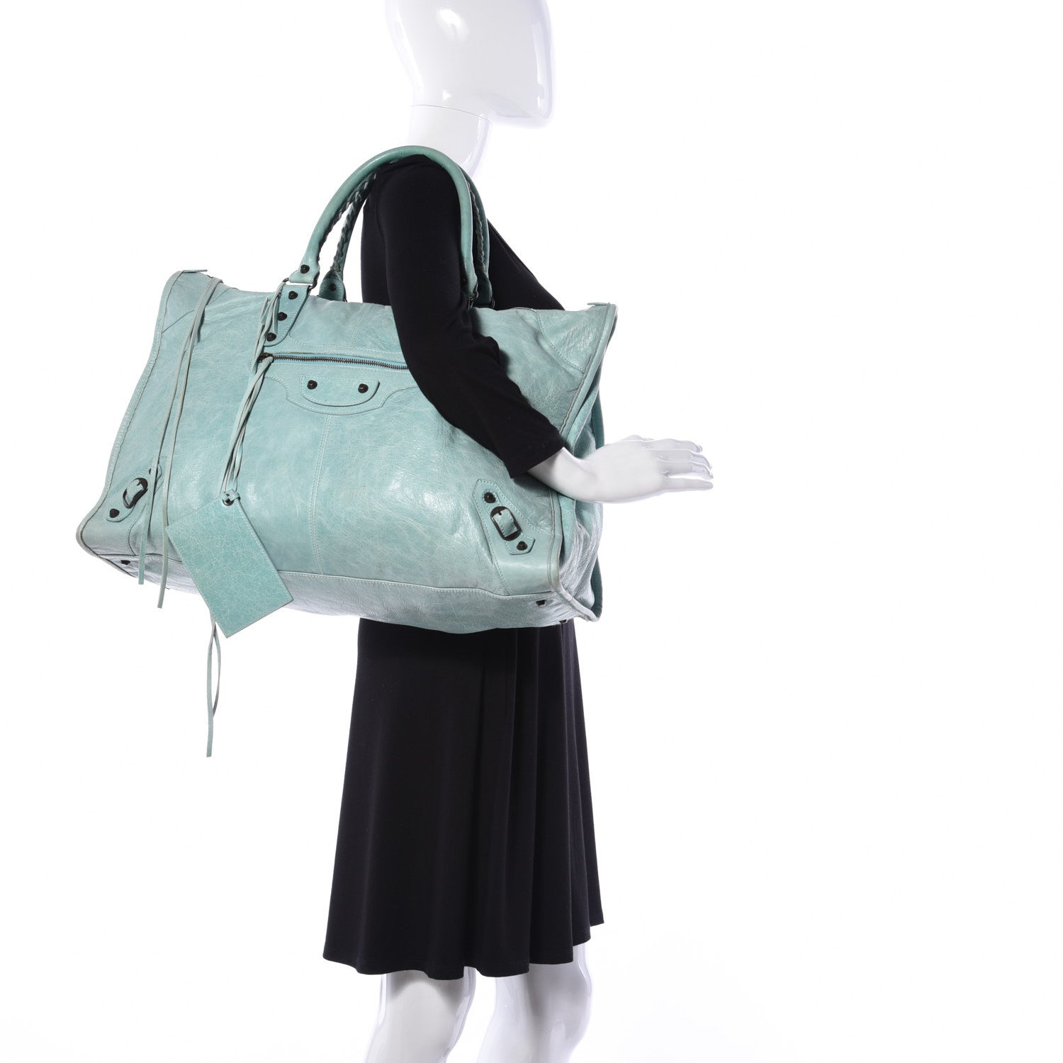 Balenciaga Agneau Classic Hardware Weekender Maldives 2 of 9