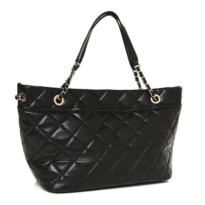 Chanel Caviar Quilted CC Timeless Tote Black 2 of 9